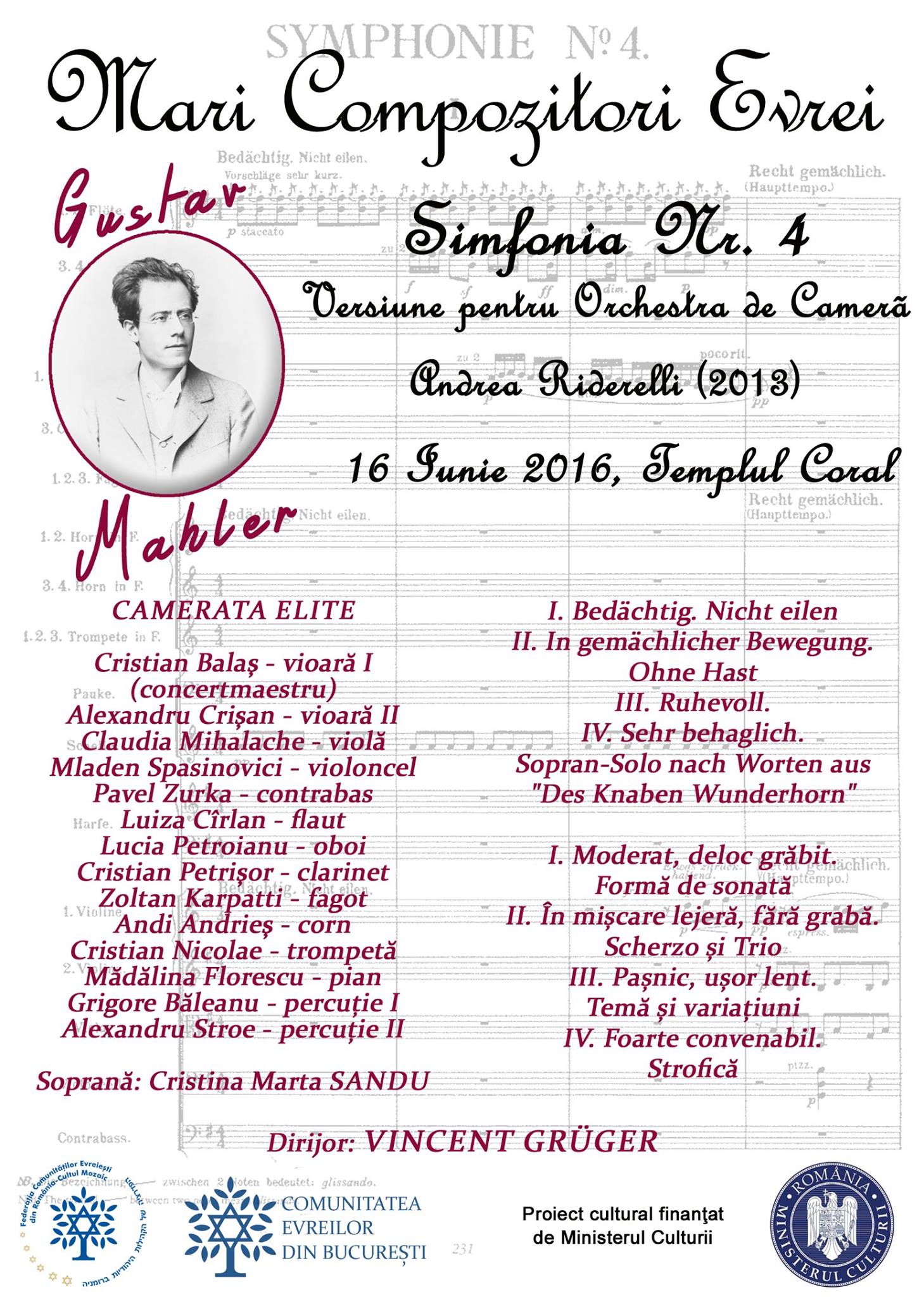 Locandina_Mahler_IV_Riderelli_Gruger_Camerata_Elite_Retro